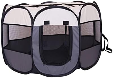LEPSJGC ניידים כלביות חיצוניות גדרות כלב אוהל בית מחמד PLAPEN חתול גדול מתקפל כלוב כלוב כלוב