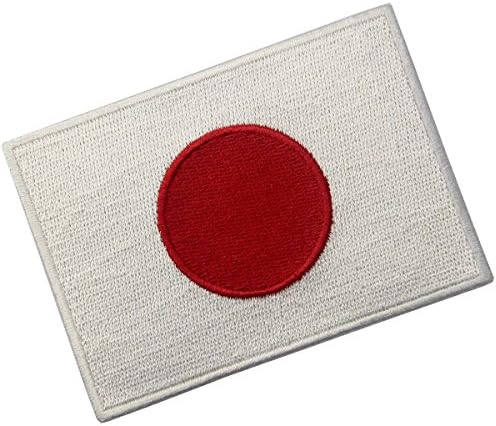 דגל יפן רקום סמל לאומי יפני ברזל על תפירה על תיקון