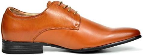 ברונו מארק גברים של קלאסי מודרני פורמליות נעלי אוקספורד תחרה עד עור מרופד שמלת נעליים