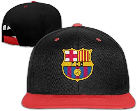 נאדאקי ברצלונה לוגו יוניסקס מתכוונן היפ הופ בייסבול כובע אדום
