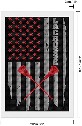 לקרוס אמריקאי דגל דקורטיבי יהלומי ציור ערכות מצחיק 5 ד עשה זאת בעצמך מלא תרגיל יהלומי נקודות ציורי בית תפאורה 8איקס 12