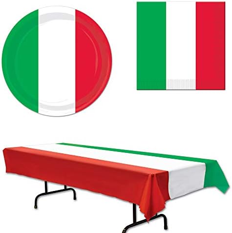 איטליה איטליה צלחות טבלה לוחות מפיות 33 חתיכות