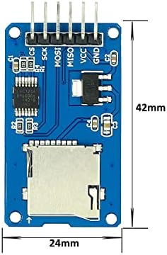 מיקרו SD CARD קורא ADATER קורא מודול SPI 6PIN ממשק מנהלי התקן מודול מתאם המרת זיכרון למודול עבור ARDUINO UNO PI R3