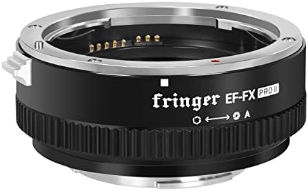 FRINGER EF-FX PRO II, EF ל- FUJI X מתאם, FUJI AUTO FOCUS MONT מתאם, צמצם אלקטרוני מובנה תואם ל- FUJIFILM X-MOUNT X-T3 X-T4 X-PRO3