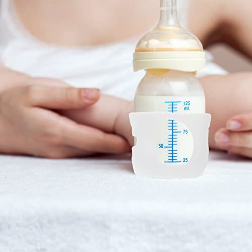 בקבוקי תינוק דויטול בקבוק תינוק סיליקון בקבוק חלב לתינוק שרוול: 2 יחידות כיסוי בקבוק סיעוד מגן שרוול בקבוק אנטי נופל