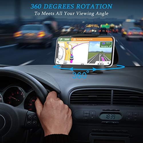 מחזיק טלפון סלולרי של Joyeky לרכב, הרכבה על מכונית אופקית אנכית עם טלפונים של 360 ° סיבוב לוח מחוונים עריסה תואם אייפון תואם