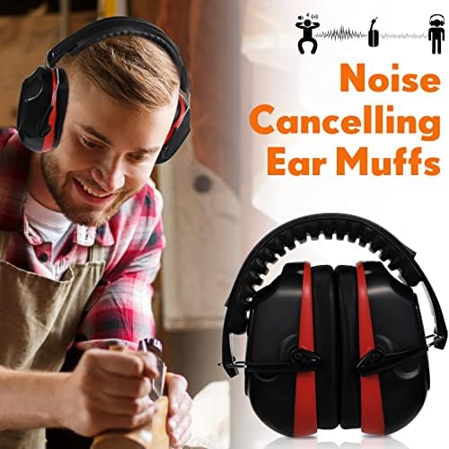 3 חלקים מבטלים רעש מבטלים אוזניים NRR 28dB אוזניים הגנה על שמיעה הגנה על אוזן מתכווננת לירי מבוגרים