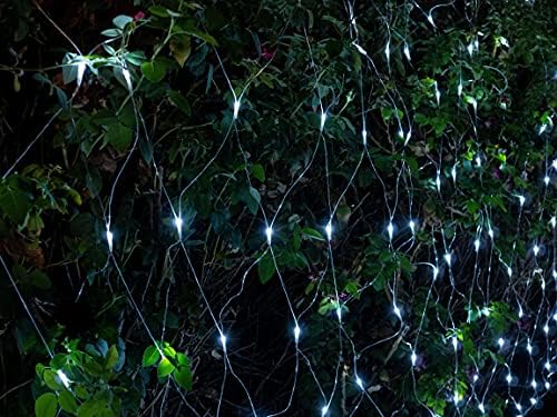 Joiedomi 100 LED 4.5ft x 6.5ft אורות רשת חג מולד לקישוטים פנימיים וחיצוניים, אירועי חג מולד, עיצוב ליל חג