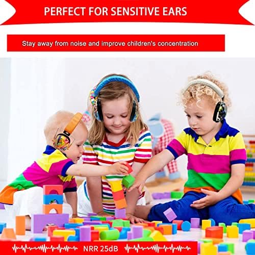 Prohear 032 לילדים הגנה על אוזניים אוזניים 2 חבילות, ילדים שומעים מגנים על מירוצי קונצרטים של אוטיזם