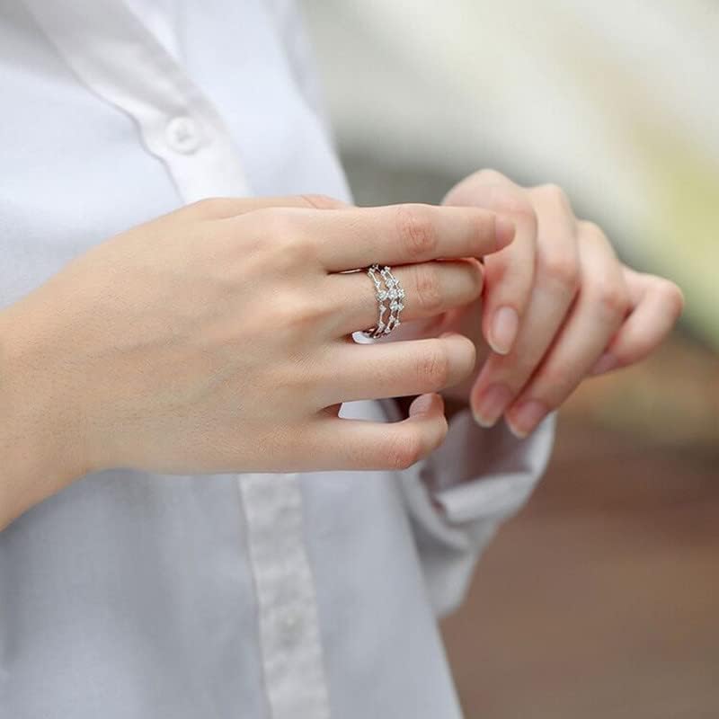 אופנה לנשים יהלום טבעת טבעת זירקון טבעת נישואין טבעת טבעות בוהן נירוסטה לנשים