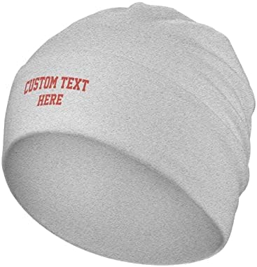 כובע גולגולת בהתאמה אישית, שעועיות בהתאמה אישית, הוסף טקסט משלך לוגו לוגו גולגולת כובע סקי כובע חורף כובע חם לגברים נשים