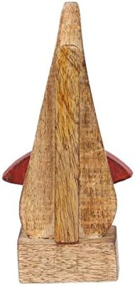 מוזר עץ האף בצורת משקפיים מחזה מחזיק דוכן תצוגת בית דקורטיבי חנות אינדיה מתנות