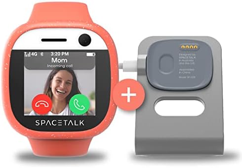 Spacetalk ילדים חכמים שעון טלפון וילדים גשש GPS עם טעינה ערכת ערכת ערכת הצרור הרפתקן 4G לילדים שעון טלפון עם