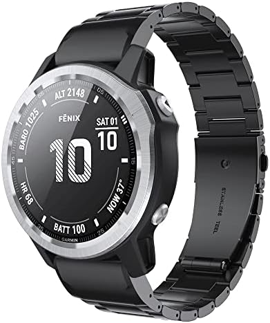 Dfamin 26 22 20 ממ שעון שעון עבור Garmin Fenix ​​7x 7 7S 6x 6S Watch מהיר שחרור מהיר להקת כף יד נירוסטה לפניקס 5x 5