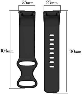 רצועת החלפה תואמת למטען Fitbit 5, ספורט קל משקל סיליקון שעון רצועת שורש כף היד תואמת למטען 5 שעון כושר