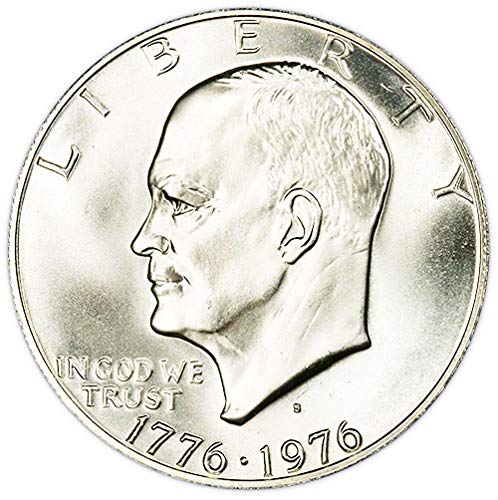 1976 S Silver Bu Bicentennial Eisenhower Dollar Choice Uncirulated Us Mint