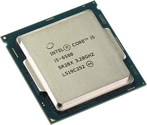 Intel Core I5 ​​6500 3.20 GHz Quad Core Core מעבד שולחן עבודה Skylake, Socket LGA 1151, 6MB מטמון