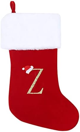 מונוגרמה גרבי חג המולד גרב קישוט גרב קלאסי בהתאמה אישית לקישוט גרביים לחג משפחתי גרלנד 15ft