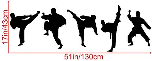 Amaonm Creative Vinyl Sport Taekwondo Wall Decor