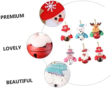 תליון פעמון חג המולד צעצועים פוצ'יטה קטיפה קשיחות לידה קישוט