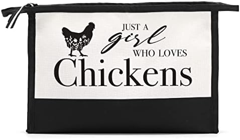 מתנות עוף של הודרו לאוהבי עוף בעלים חובב בעלי חיים מתנה לנשים שקית עוף ארנקים עוף לבנות מתנות מתנות עוף שקית איפור יום הולדת