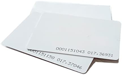 40 יחידות RFID 125KHz תעודת זהות קרבה תואמת ל- EM4100 TK4100 עם מספר סדרות UID למערכת בקרת גישה, כרטיס מפתח, כרטיס חברות
