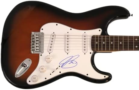 ג'ו בונמאסה חתם על חתימה בגודל מלא פנדר סטרטוקסטר גיטרה חשמלית עם אימות ג'יימס ספנס JSA - אגדת רוק בלוז, יום חדש אתמול, אז זה