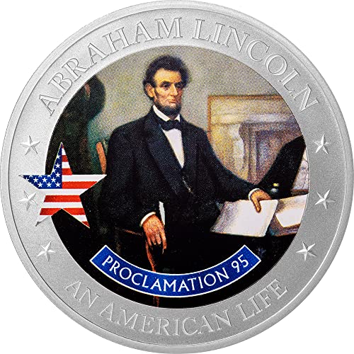 2022 DE American American Powercoin הכרזת 95 אברהם לינקולן מדורג MS70 1/2 גרם מטבע כסף 2 $ איי קוק 2022 הוכחה
