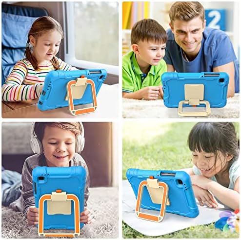מארז Simpleway Kids עבור Samsung Galaxy Tab A7 Lite Case 8.7 אינץ '2021, ידית קלה אטומה לחזקת מעמד מעמד לילדים כיסוי