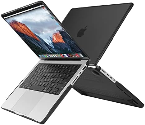 Mosiso תואם ל- MacBook Pro 14 אינץ 'מארז 2023 2022 2021 שחרור M2 A2779 A2442 M1 שבב עם מזהה מגע, מסגרת TPU מסגרת מסגרת
