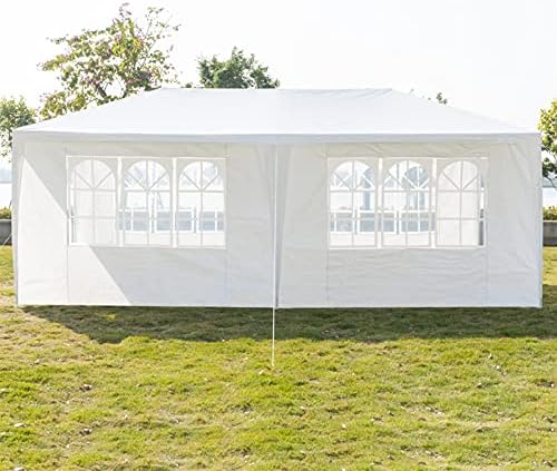 Xxxdxdp 3 x 6m שישה צדדים שני דלתות אטום אטום מים עם צינורות ספירלה אוהלי חתונה לבנים לאוהל המסיבה