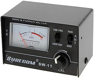 MCBAZEL SURECOM SW-111 100 WATT SWR/מד כוח לאנטנת רדיו CB