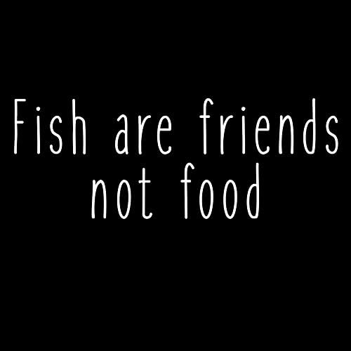 דגים הם חברים ולא אוכל מצחיק ציטוט מצטט ויניל מדבקות מכוניות