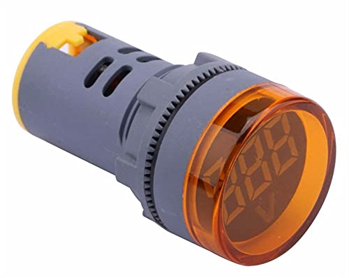 תצוגת LED של Puryn Digital Mini Voltmeter AC 80-500V מתח מתח מד בודק וולט צג לוח אור