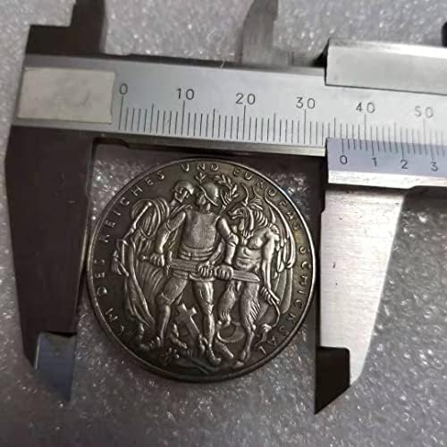 מלאכות עתיקות 1944 מטבעות זיכרון גרמניות עשו כסף ישן דולר כסף עגול מטבעות זרים אוסף עתיק 1037