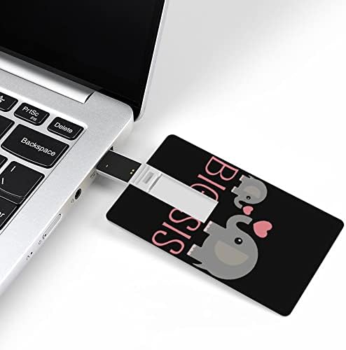 פיל כרטיס אחות גדול USB 2.0 כונן הבזק 32 גרם/64 גרם דפוס מודפס מצחיק