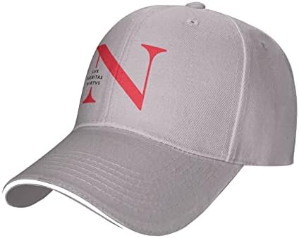 כובע הכריך של האוניברסיטה הצפונית -מזרחית יוניסקס קלאסי בייסבול קפניסקס מתכוונן כובע אבא