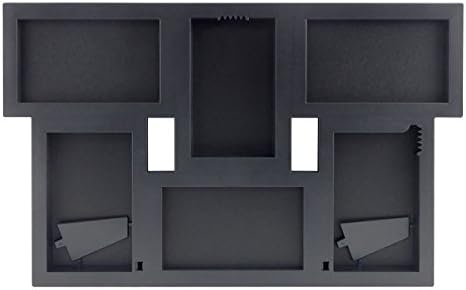 מסגרת תמונה של קולאז 'טעינה קדמית של MCS עם 6 פתחים, 4X6, שחור