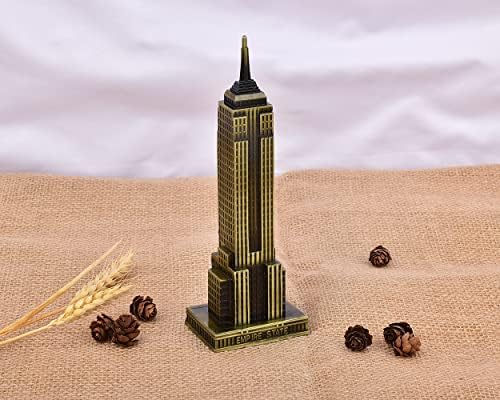 פסל בניין אימפריה סטייט 7 אינץ 'מתנות מזכרות בעיר ניו יורק לחברים לסגסוגת אבץ אמפייר סטייט בונה צלמית לבניית עיצוב בית