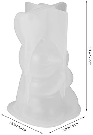 תבניות חרס דו -שיט 3D תבניות שרף בעלי חיים כלים יציקה תבניות תבניות מתפלל ארנב ארנב אפוקסי סיליקון סבון סבון תבניות