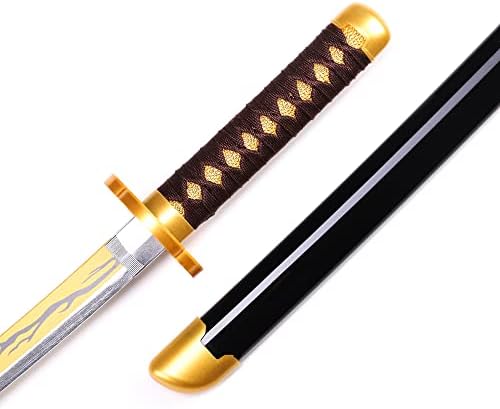 ZGLQ DEMON SLAYER KATANA, חרבות קוספליי אנימה יפניות במבוק, בערך 30 אינץ