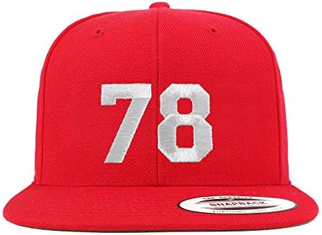 חנות הלבשה אופנתית מספר 78 חוט לבן רקום שטר שטר סנאפבק כובע בייסבול