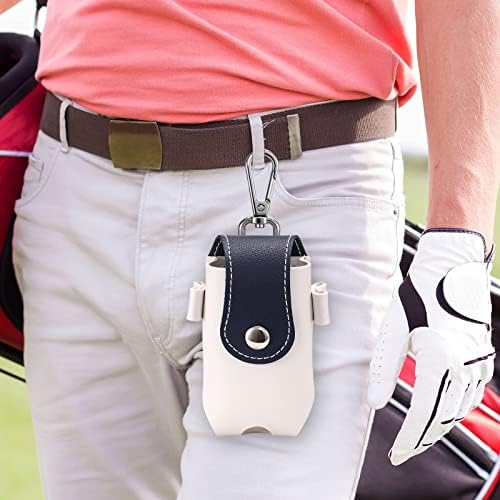 תיק המותניים של כדור גולף של Tobwolf, תיק מחזיק המותניים של מארז גולף קל משקל, שקית שירות גולף ניידת עם קליפ, כיס גולף אחסון