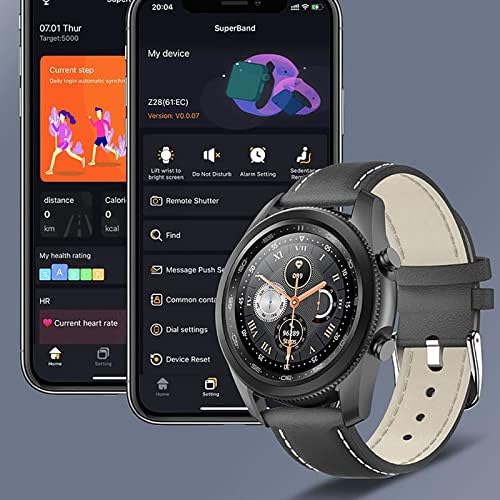 Usbinx Life Z57 SmartWatch Smart Stointing Bluetooth Talk Watch, שעון כושר, שעון ספורט Bluetooth עם שלב, קלוריות, מסלול