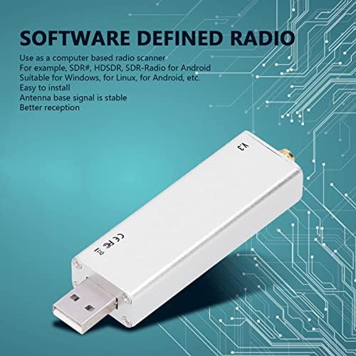 RTL -SDR R820T2 V3 RTL2832U תוכנה הגדרת אנטנת חבילה חכמה HF חכמה עם RTL2832U ADC CHIP לסורק רדיו מבוסס מחשב 480 קילו