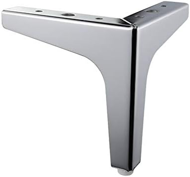 מודרני קישוט ציוד ריהוט רגל קבינט רגליים משולש בצורת ספה מיטת שולחן רגליים ריהוט רגליים חומרת אביזרי כסף 4 יחידות משולש מתכת