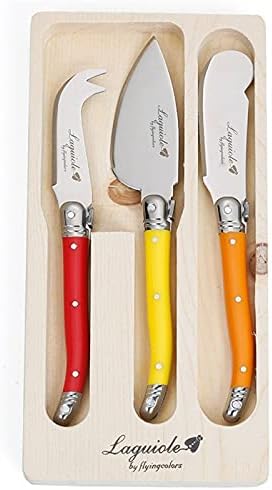 3 יחידות גבינת סכין סט מפזרי חמאת אדום קשת גבינת סכיני מגרד מבצע קאטר כלי בר אספקת 5.915.9 ס מ