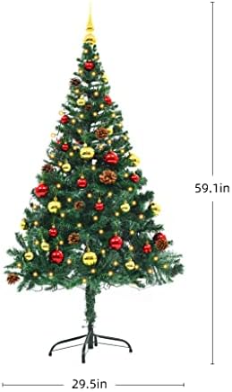 עץ חג מולד מלאכותי עם נורות LED נורות LED IP44 עמידות למים עמידות למים מקורה מקורה מקורה עונת המסיבות של המסיבות