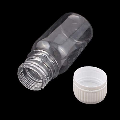 X-DREE 5 יחידות 60 מל חותם פלסטיק ברור בקבוק ריאגנט כימי סיום כימי סיום רפואה (5 יחידות 60 מל חותם פלסטיק ברור בקבוק
