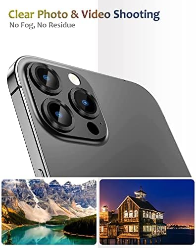 תמוריה תואמת לאייפון 14 Pro/iPhone 14 Pro Max Protector Protector Metal 9H Camermated Camera Camera Camer